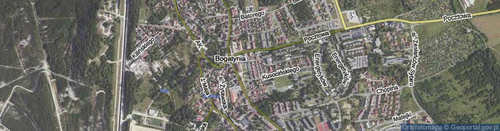 Zdjęcie satelitarne Moniuszki Stanisława ul.