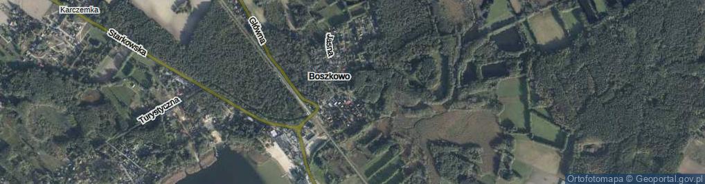 Zdjęcie satelitarne Modra ul.