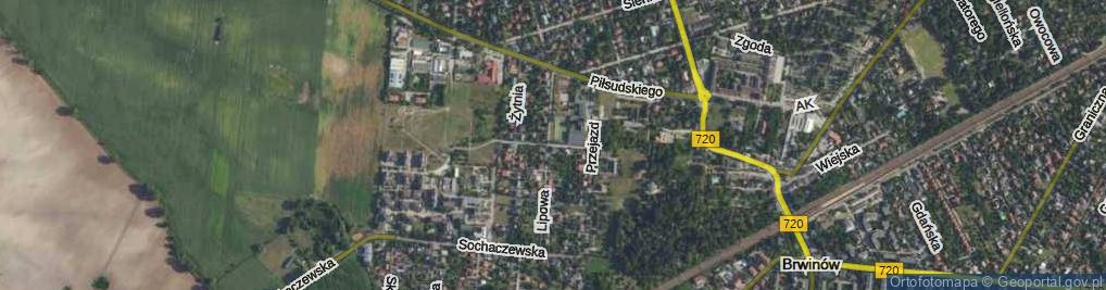 Zdjęcie satelitarne Moczydłowskiego Wacława ul.