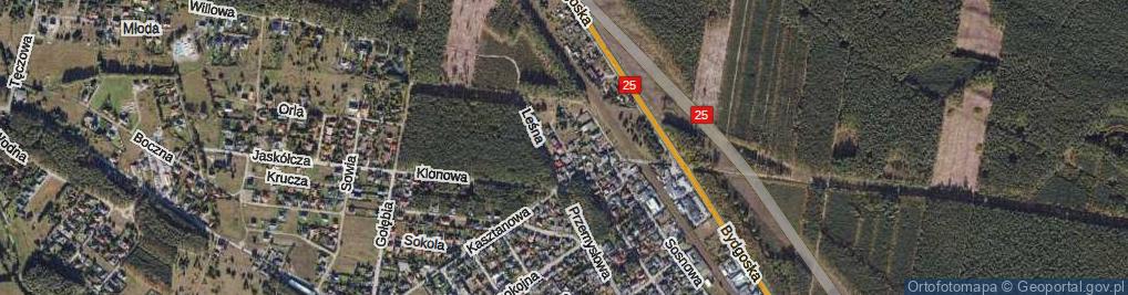 Zdjęcie satelitarne Morska ul.