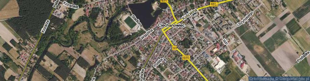 Zdjęcie satelitarne Mostowa ul.