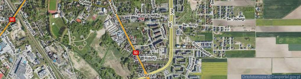 Zdjęcie satelitarne Mościckiego Ignacego ul.