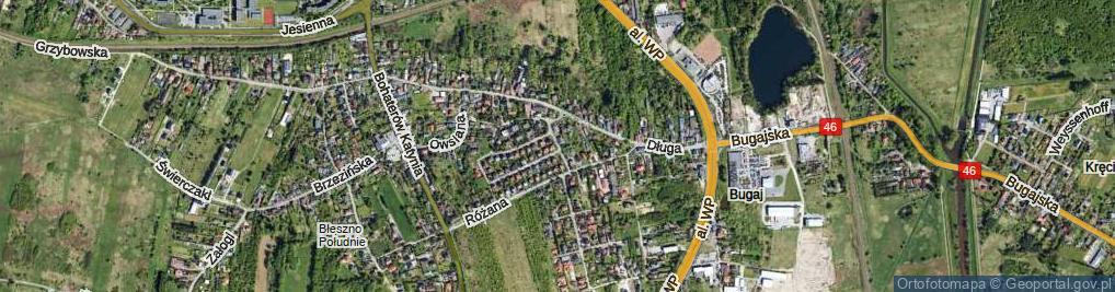 Zdjęcie satelitarne Monterów ul.