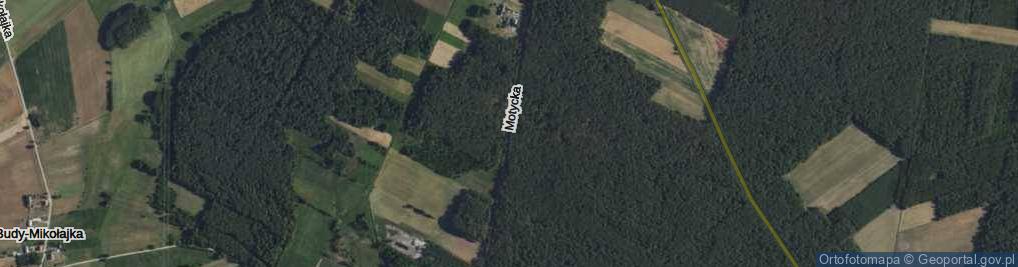 Zdjęcie satelitarne Motycka ul.