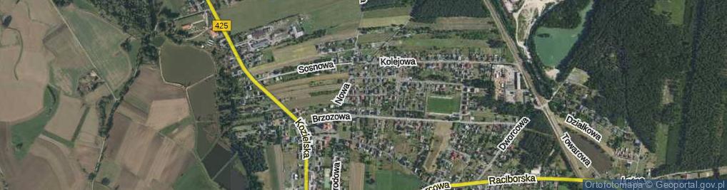 Zdjęcie satelitarne Morcinka Gustawa ul.