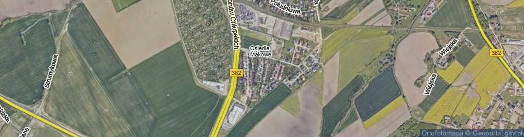 Zdjęcie satelitarne Moniuszki Stanisława ul.