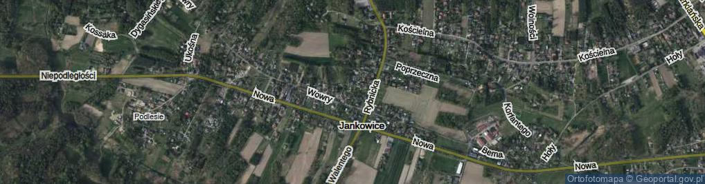 Zdjęcie satelitarne Morcinka Gustawa ul.