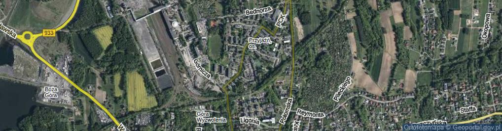 Zdjęcie satelitarne Moniuszki Stanisława ul.