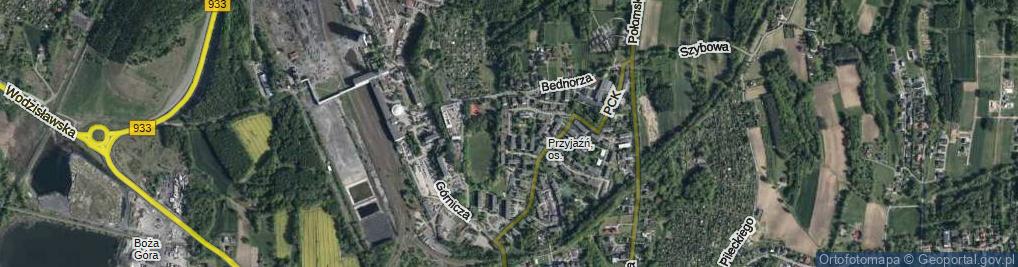 Zdjęcie satelitarne Morcinka Gustawa ul.