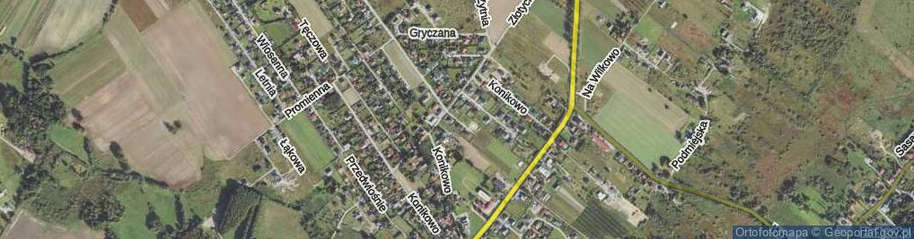 Zdjęcie satelitarne Motyli ul.