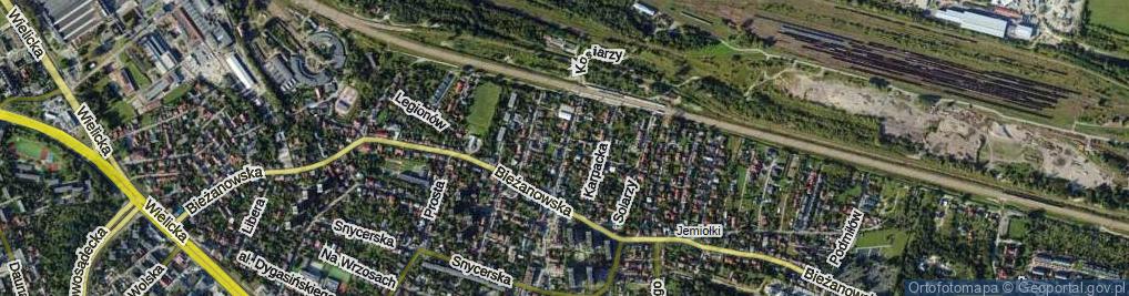 Zdjęcie satelitarne Morawiańskiego Pawła ul.
