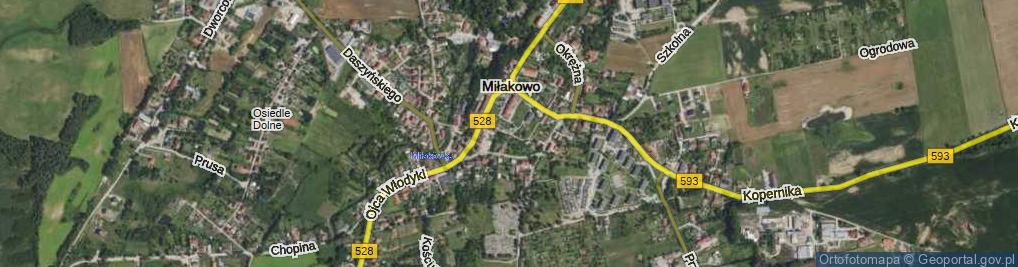 Zdjęcie satelitarne Morąska ul.