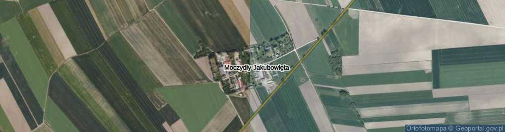 Zdjęcie satelitarne Moczydły-Jakubowięta ul.