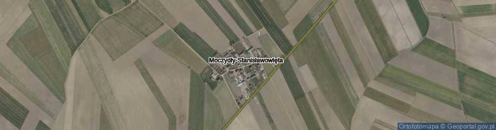 Zdjęcie satelitarne Moczydły-Stanisławowięta ul.