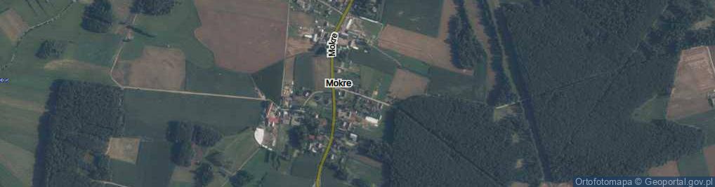 Zdjęcie satelitarne Mokre ul.