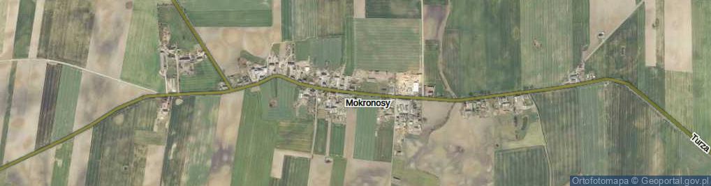 Zdjęcie satelitarne Mokronosy ul.