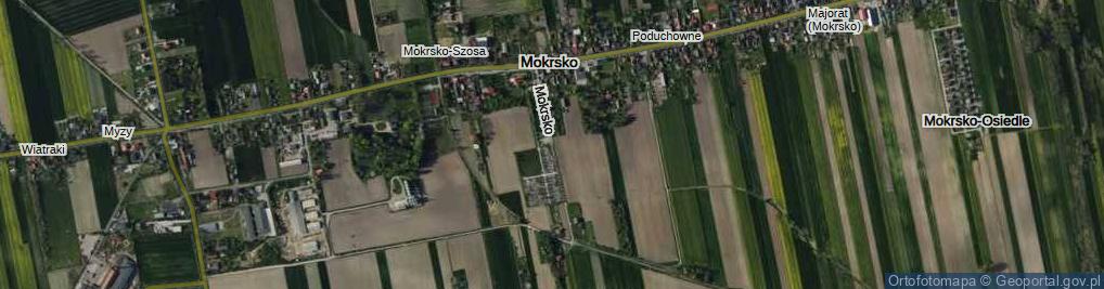 Zdjęcie satelitarne Mokrsko ul.