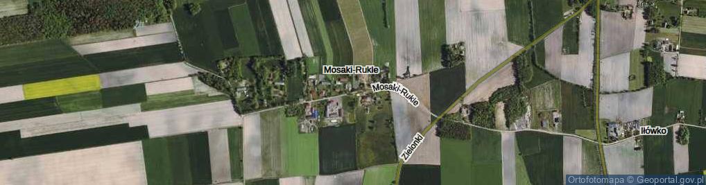 Zdjęcie satelitarne Mosaki-Rukle ul.