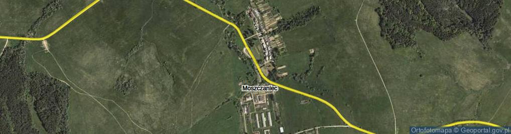 Zdjęcie satelitarne Moszczaniec ul.