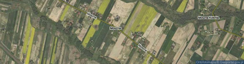 Zdjęcie satelitarne Moszna ul.