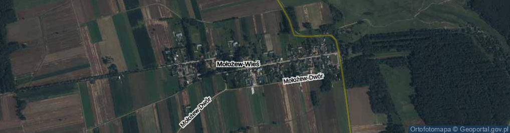 Zdjęcie satelitarne Mołożew-Wieś ul.