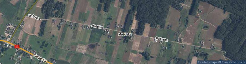 Zdjęcie satelitarne Mościska ul.