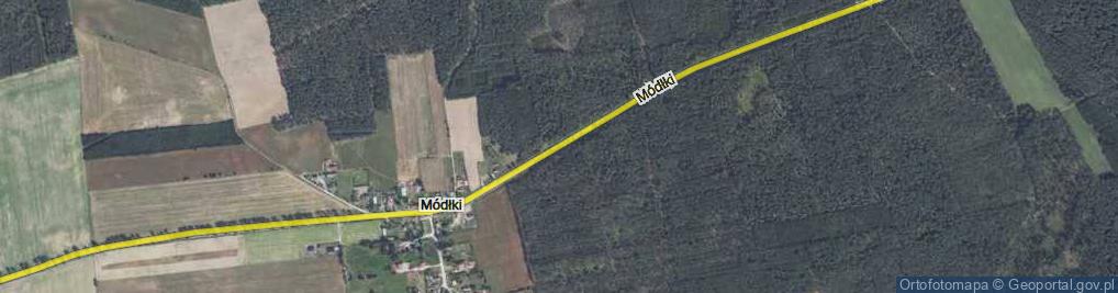 Zdjęcie satelitarne Módłki ul.