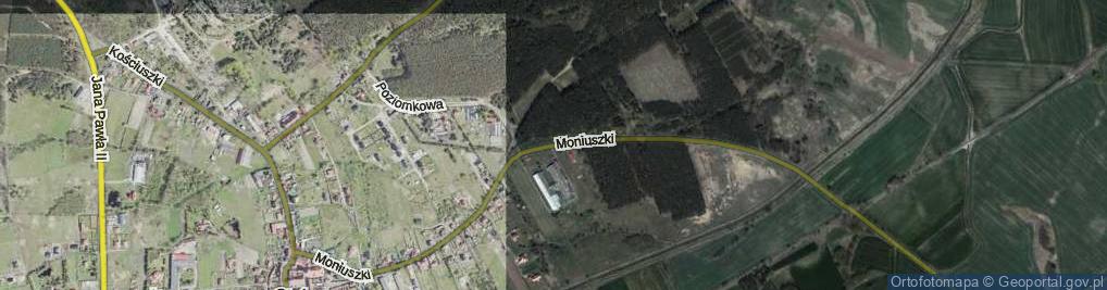 Zdjęcie satelitarne Moniuszki Stanisława ul.