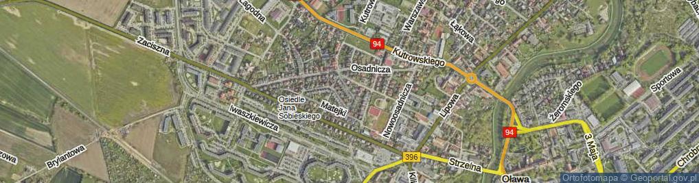 Zdjęcie satelitarne Moniuszki Stanisława ul.