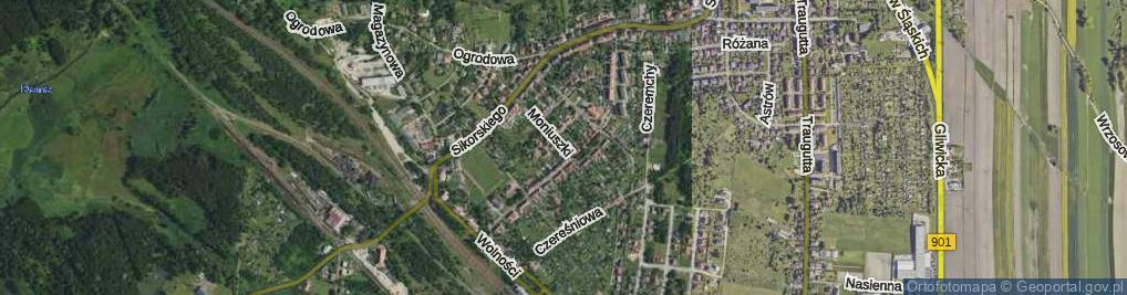 Zdjęcie satelitarne Moniuszki Stanisława ul.