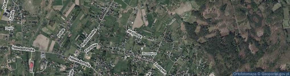 Zdjęcie satelitarne Mojżesza Pawła ul.