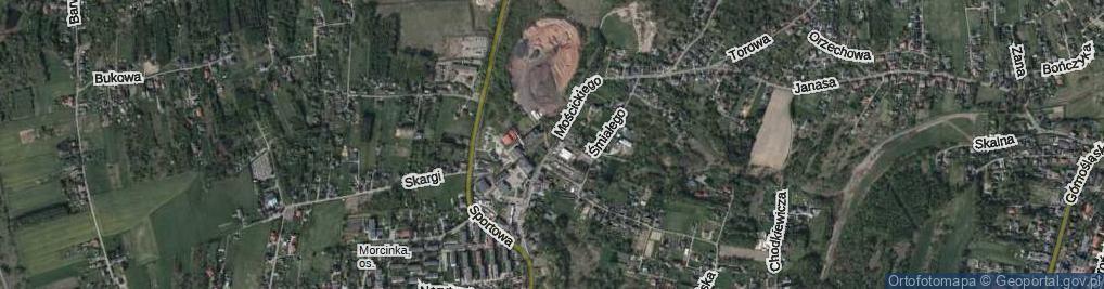 Zdjęcie satelitarne Mościckiego Ignacego ul.