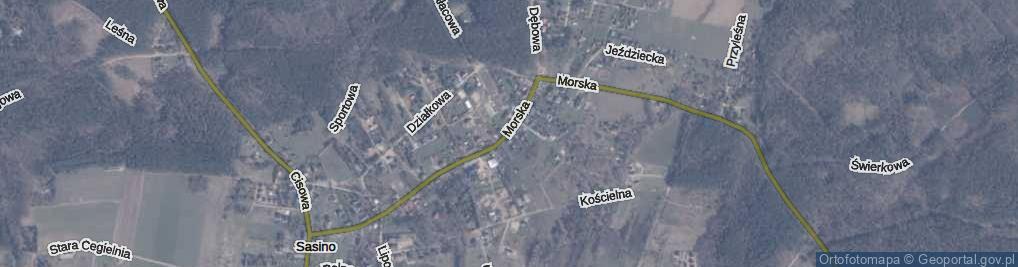 Zdjęcie satelitarne Morska ul.