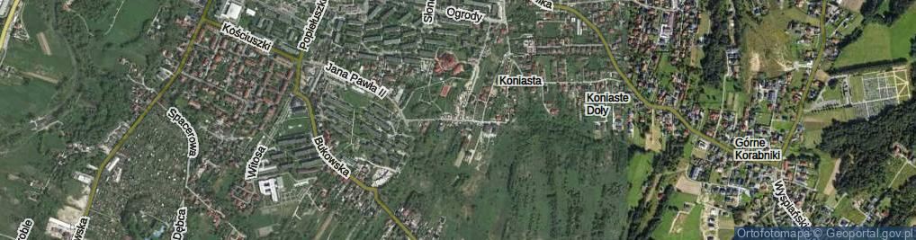 Zdjęcie satelitarne Monte Cassino ul.