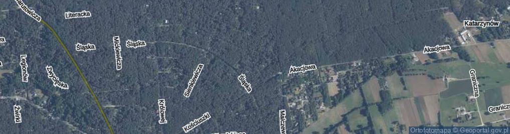 Zdjęcie satelitarne Morawska ul.