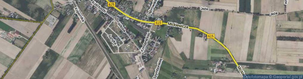 Zdjęcie satelitarne Moniuszki Stanisława ul.