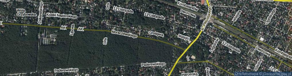 Zdjęcie satelitarne Moraczewskiego ul.