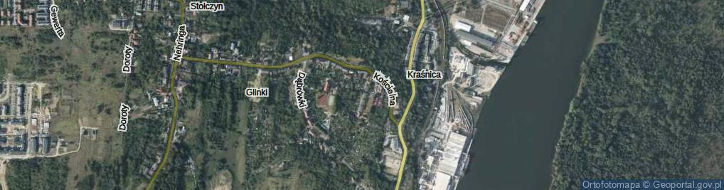 Zdjęcie satelitarne Monterska ul.