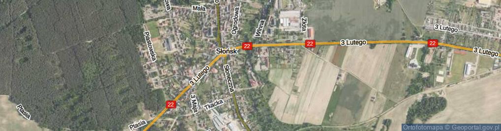 Zdjęcie satelitarne Moniuszki Stanisława ul.