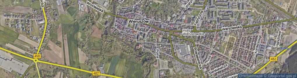 Zdjęcie satelitarne Motowidłowska ul.