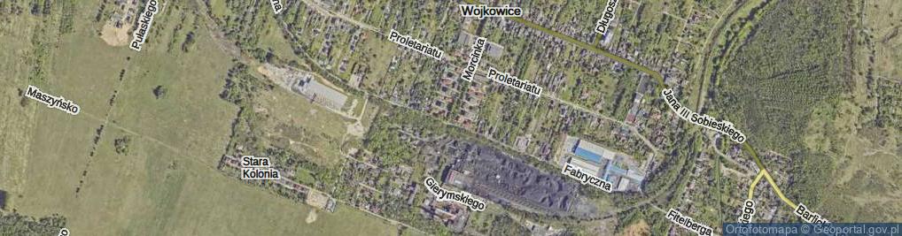 Zdjęcie satelitarne Morcinka Gustawa ul.