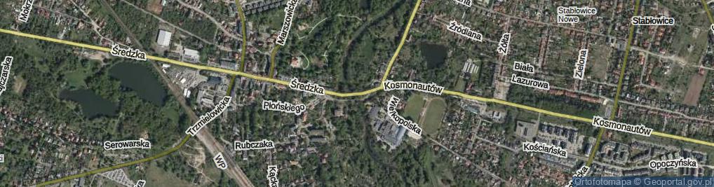 Zdjęcie satelitarne Mosty Średzkie ul.