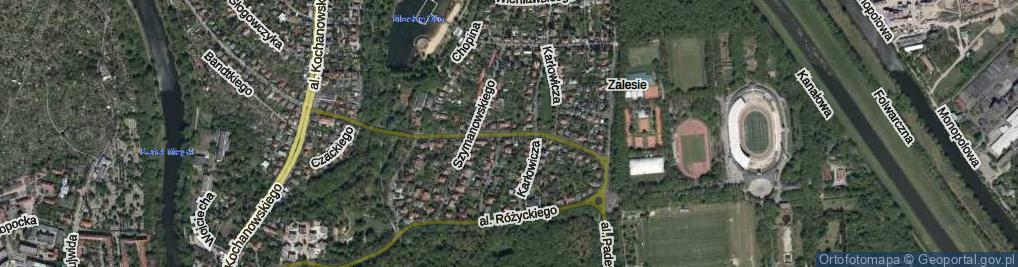 Zdjęcie satelitarne Moniuszki Stanisława ul.