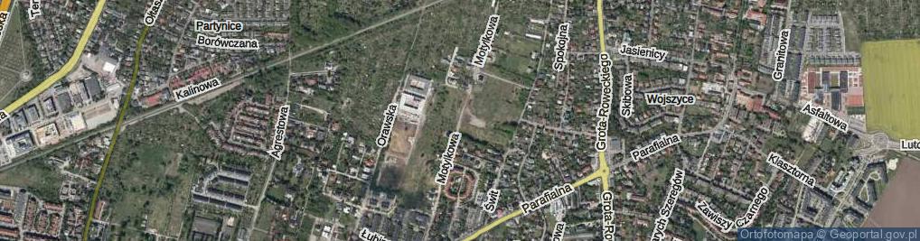 Zdjęcie satelitarne Motylkowa ul.