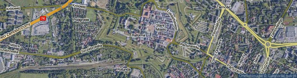 Zdjęcie satelitarne Moranda Bernarda ul.