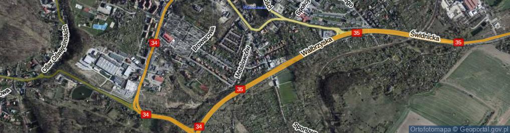Zdjęcie satelitarne Modrzejewskiej Heleny ul.