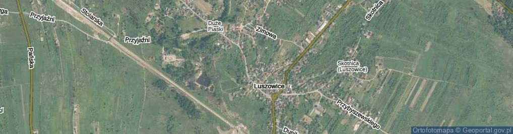 Zdjęcie satelitarne Mroczna ul.