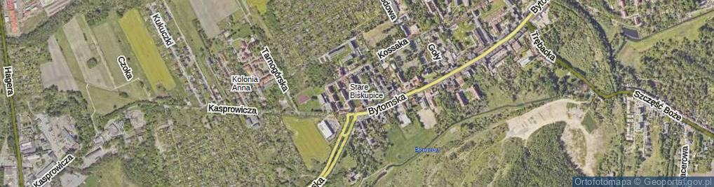 Zdjęcie satelitarne Mrozka Melchiora ul.