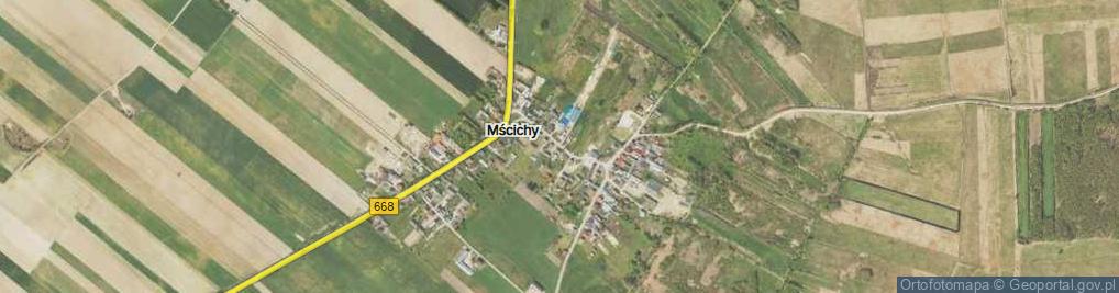 Zdjęcie satelitarne Mścichy ul.