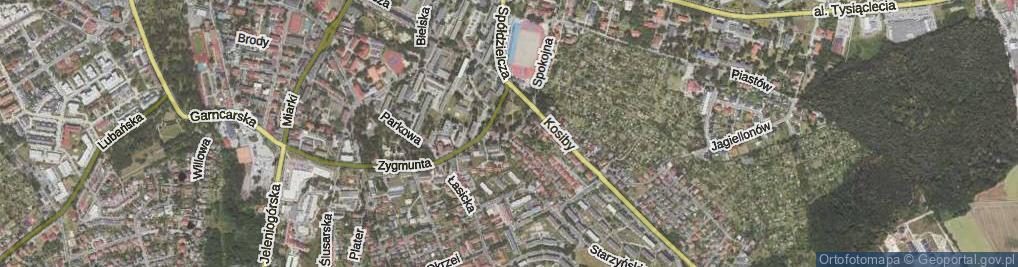 Zdjęcie satelitarne Murarska ul.